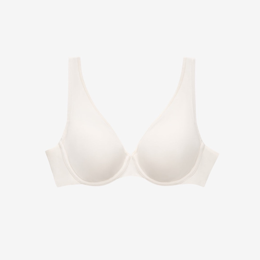 ThirdLove Organic Cloud Cotton Perfect Coverage Bra Size 38B½sea-salt / 38B½